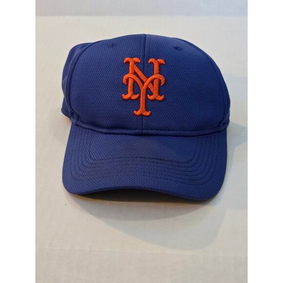 New York Mets MLB Baseball Hat OC Outdoor Cap Youth Strapback Cap Blue/Orange - Picture 1 of 4